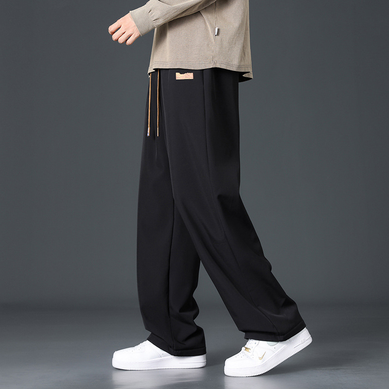 New Fleece-Lined Drawstring Casual Pants