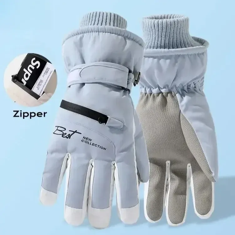 Thick waterproof warm gloves