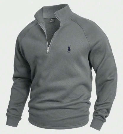 RL Cotton Half-Zip Jumper