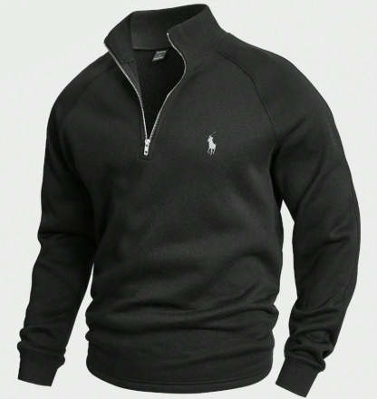 RL Cotton Half-Zip Jumper