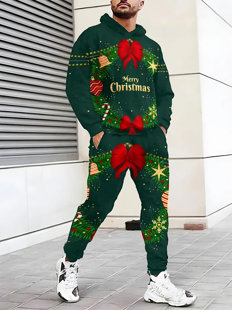 🎅Christmas Creative Men's Hoodie Set