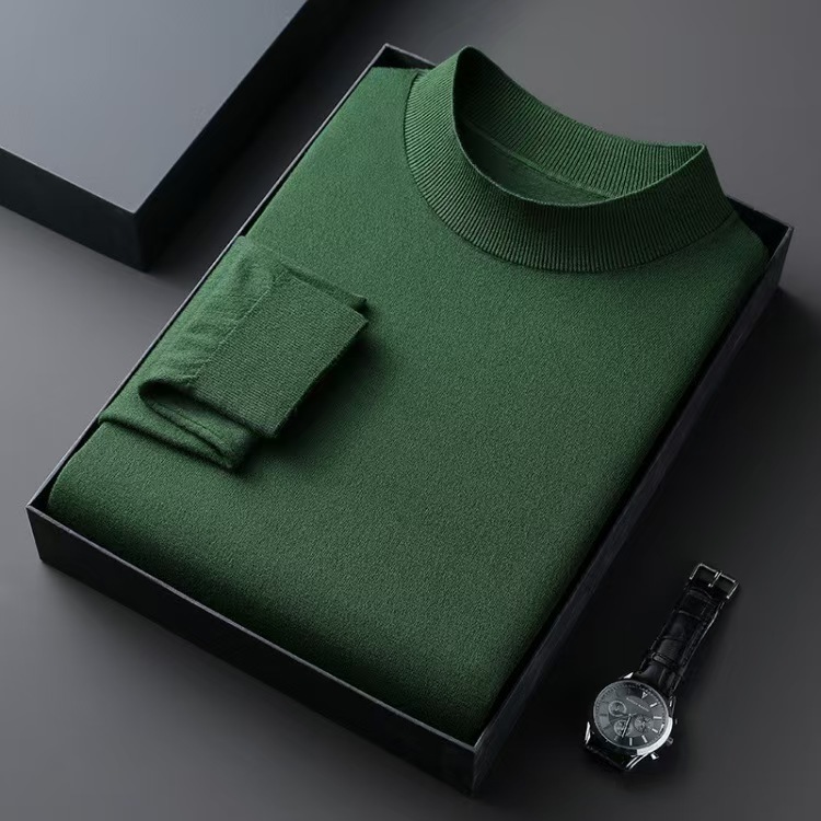 Classic Crew Neck Wool Sweater