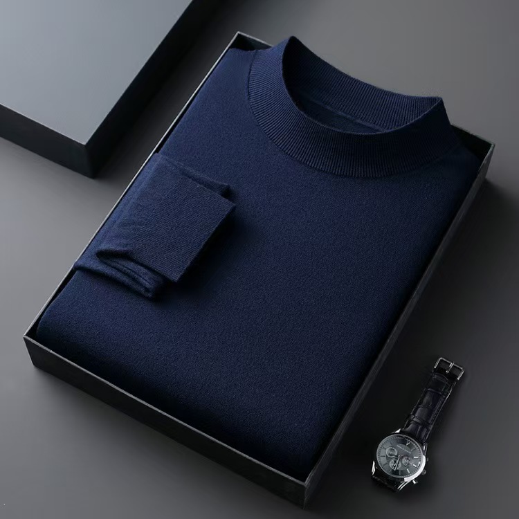 Classic Crew Neck Wool Sweater