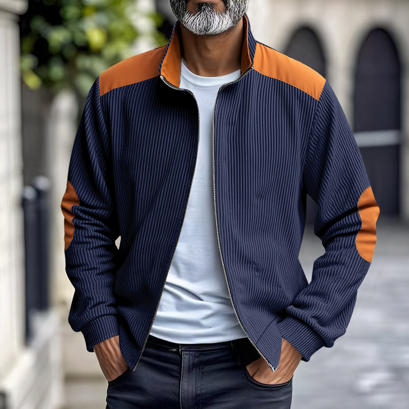 New Corduroy Stand Collar Jacket