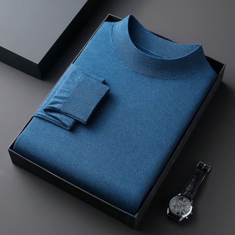 Classic Crew Neck Wool Sweater