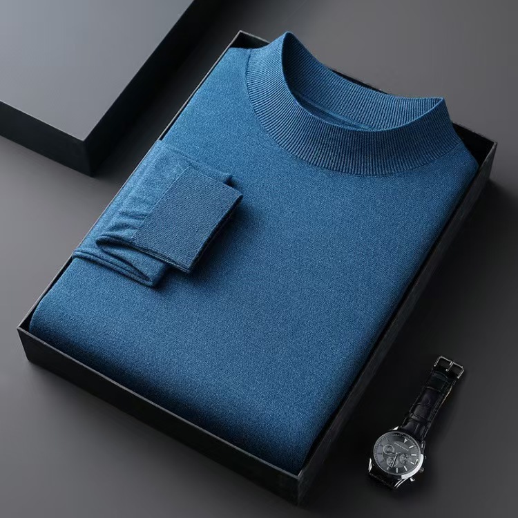 Classic Crew Neck Wool Sweater