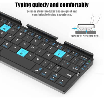 Aluminum Alloy Portable Bluetooth Keyboard