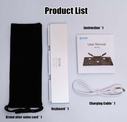 Aluminum Alloy Portable Bluetooth Keyboard