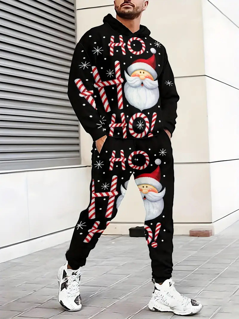 🎅Christmas Creative Men's Hoodie Set