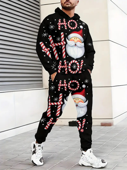 🎅Christmas Creative Men's Hoodie Set