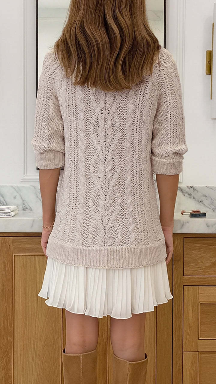 Cozy Knit Sweater Dress
