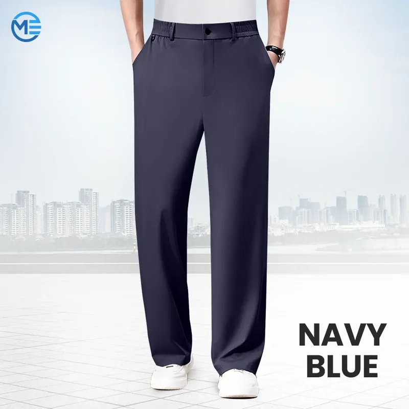 Ultra Comfort Ice Silk Flexible Casual Pants