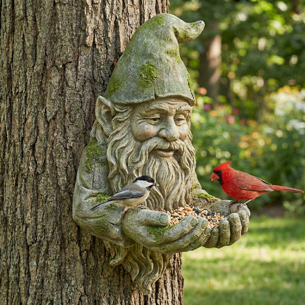 Forest Gnome Bird Feeder