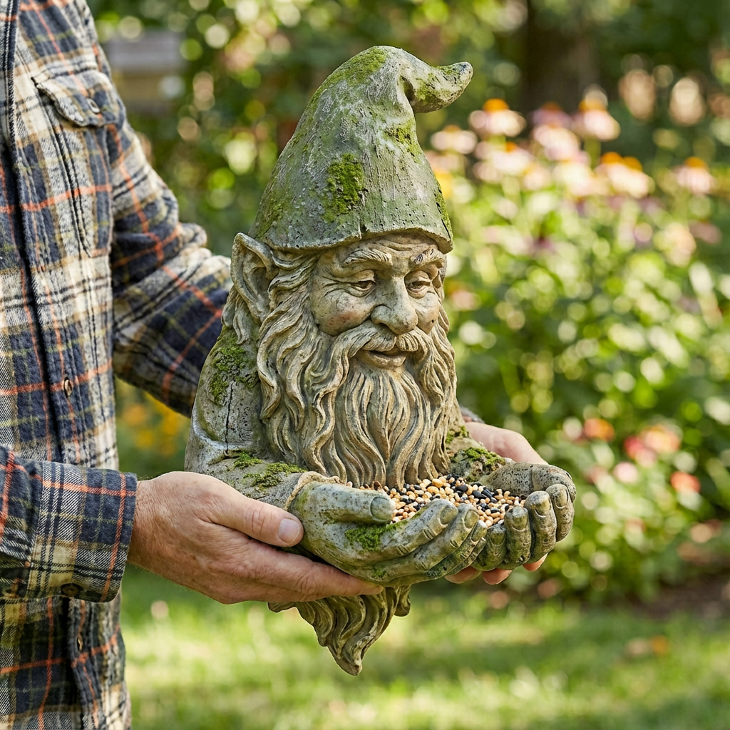 Forest Gnome Bird Feeder