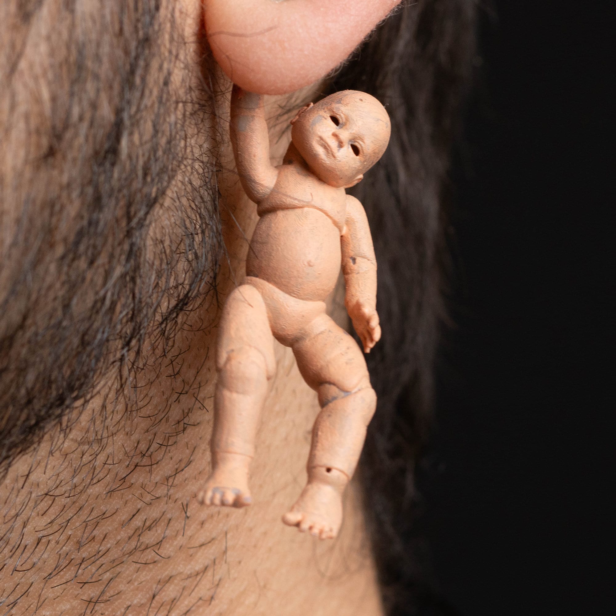 Creepy Baby Doll Earrings
