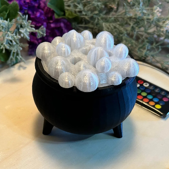 Cauldron Pen Holder Halloween Witch Decor