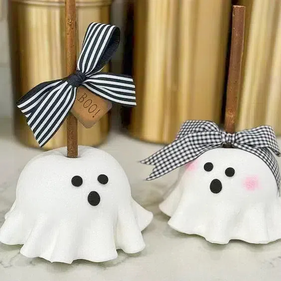 Halloween Ghost Apple