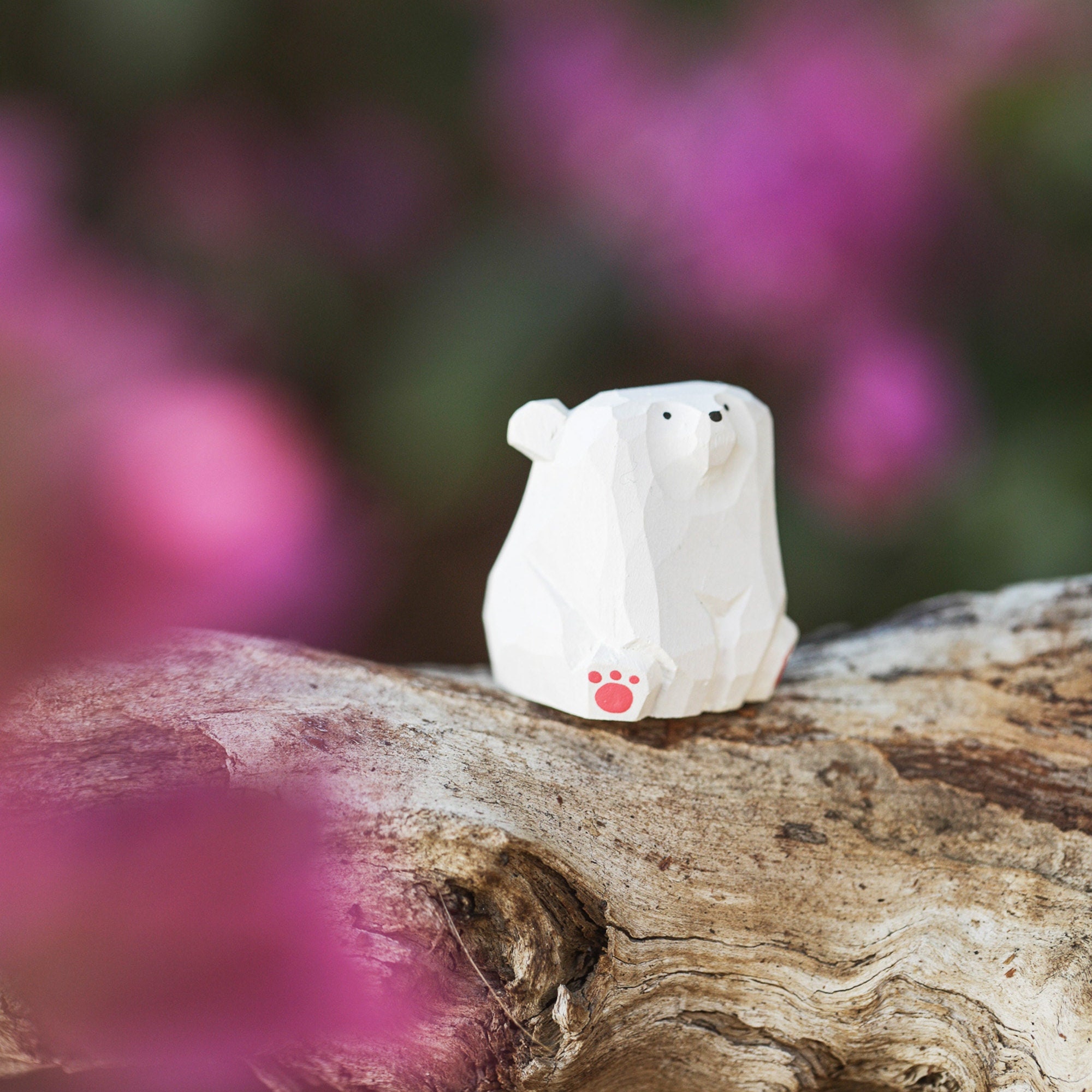 Miniature Wood Bears Hand Carved