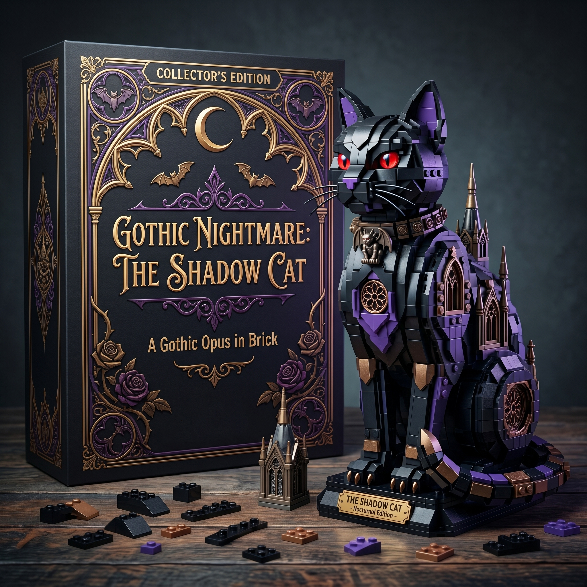The Shadow Cat Building Block Set