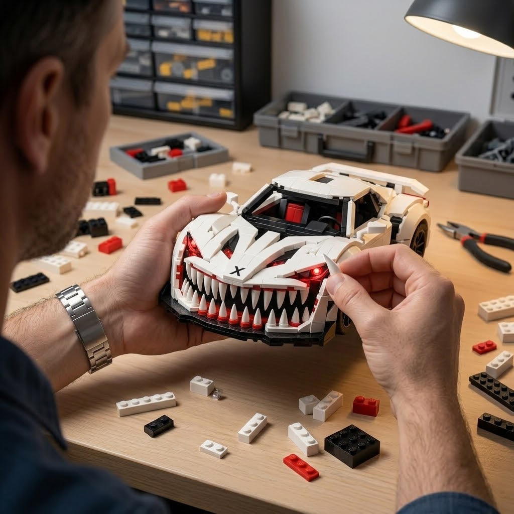 'X' Beast Supercar Premium Building Kit