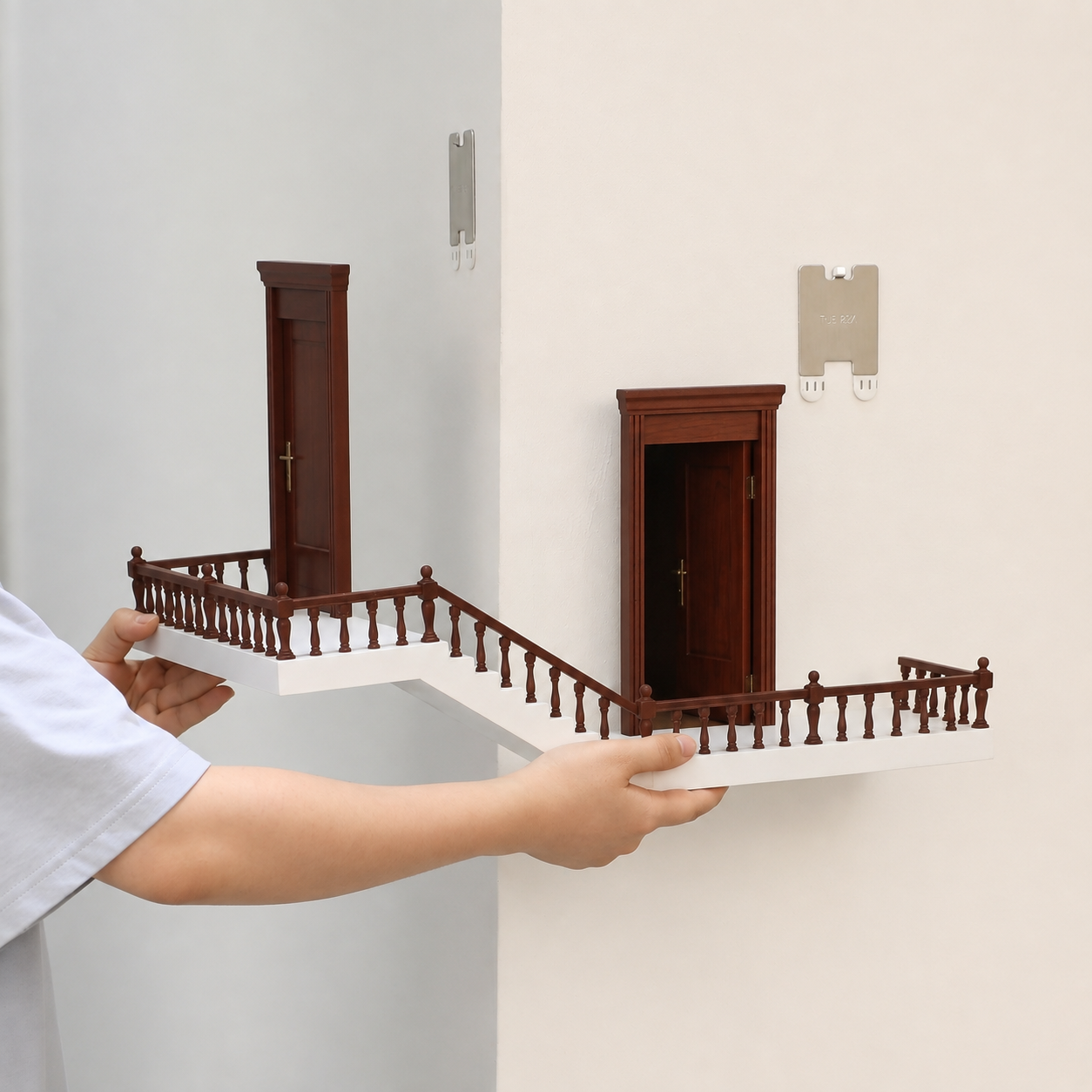 Creative Corner Staircase Display Shelf