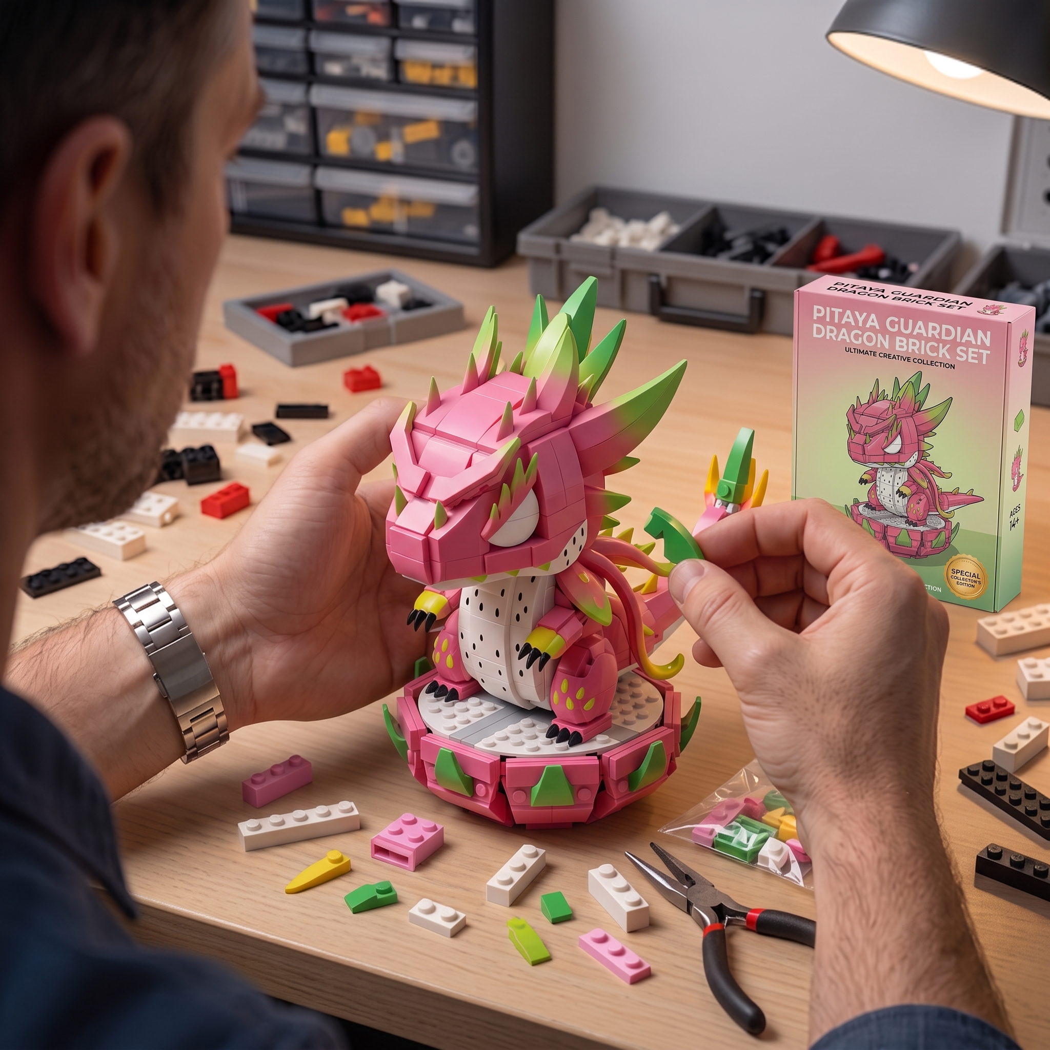 Pitaya Guardian Dragon Brick Set