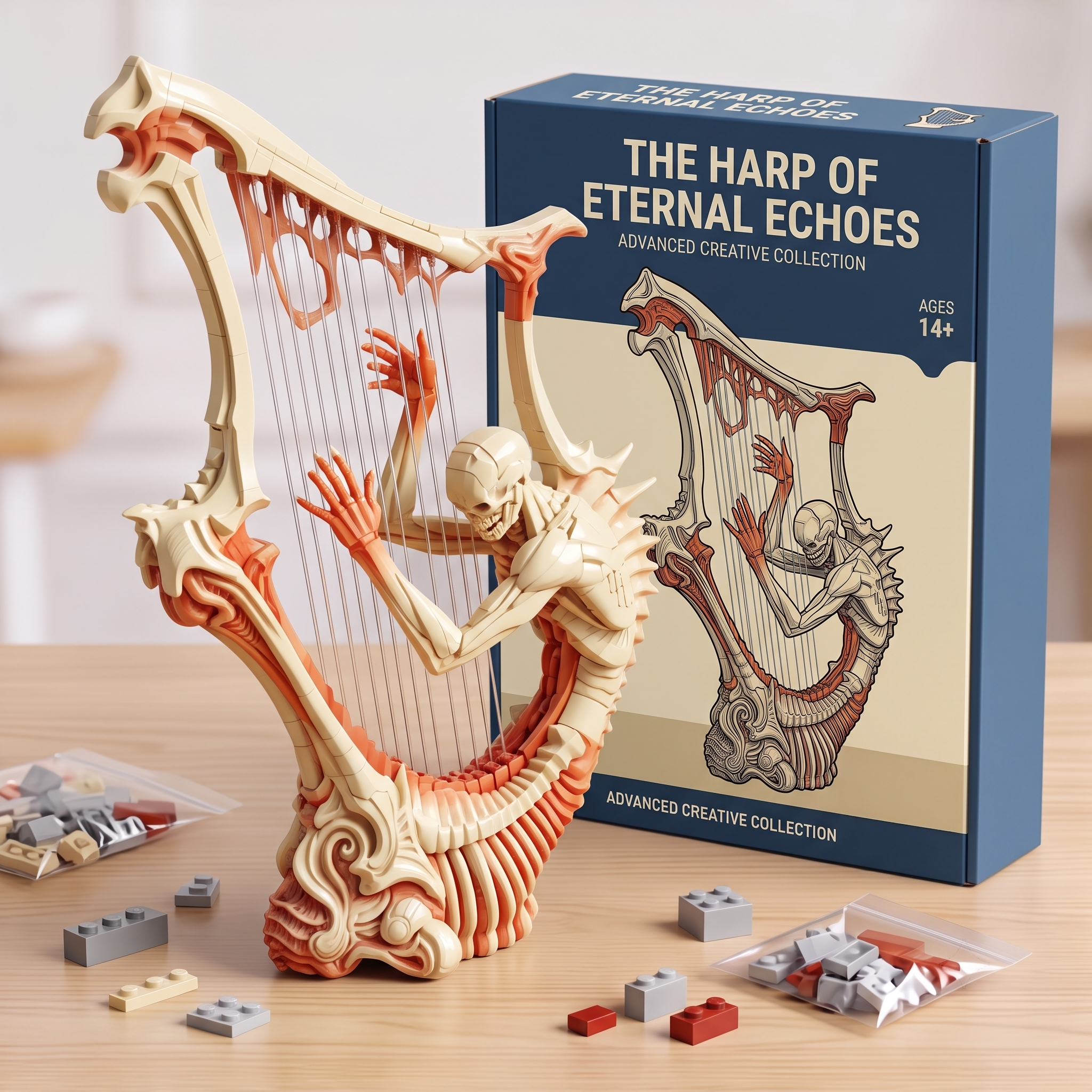 The Harp of Eternal Echoes Building Block Set