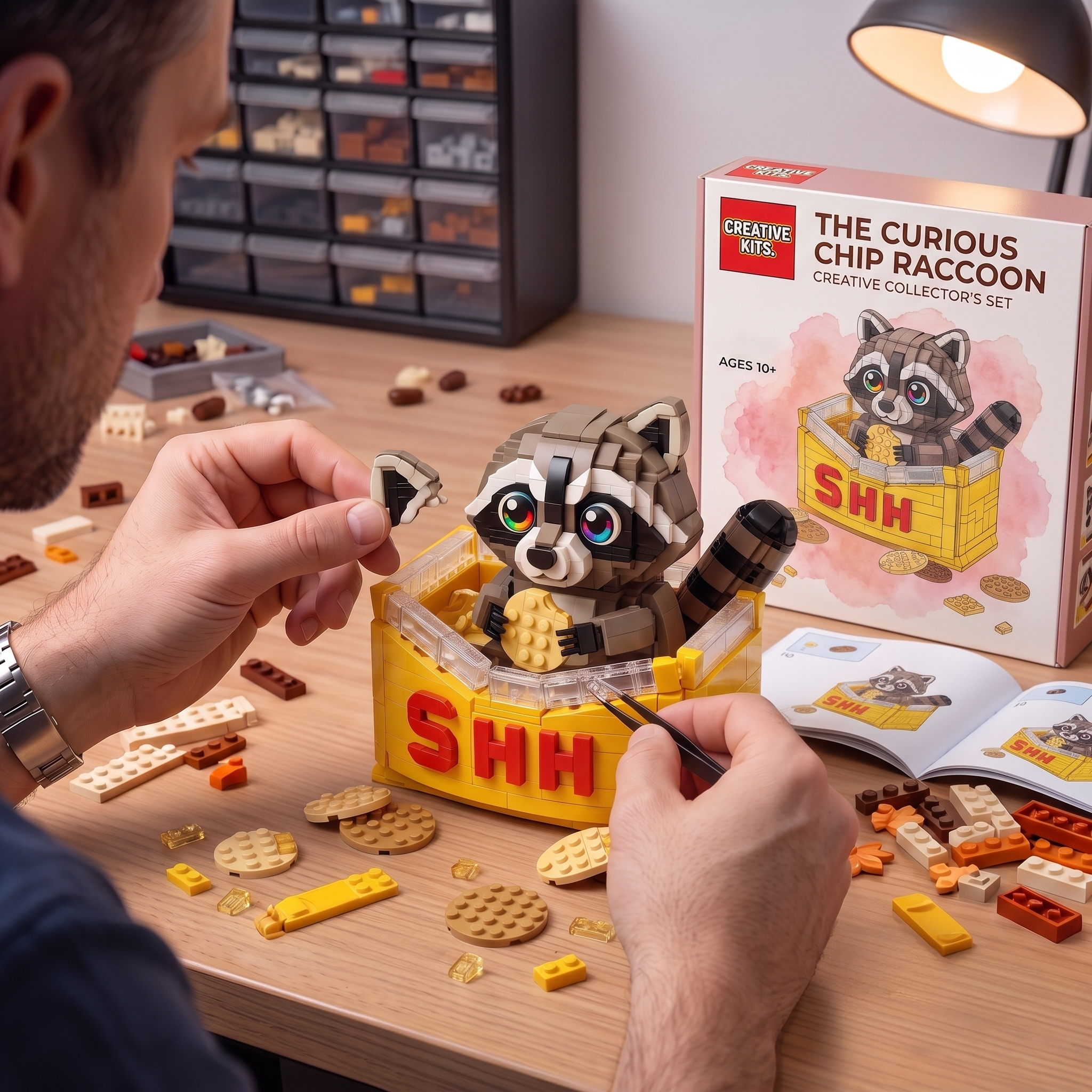 The Curious Chip Raccoon Creative Collector's Set