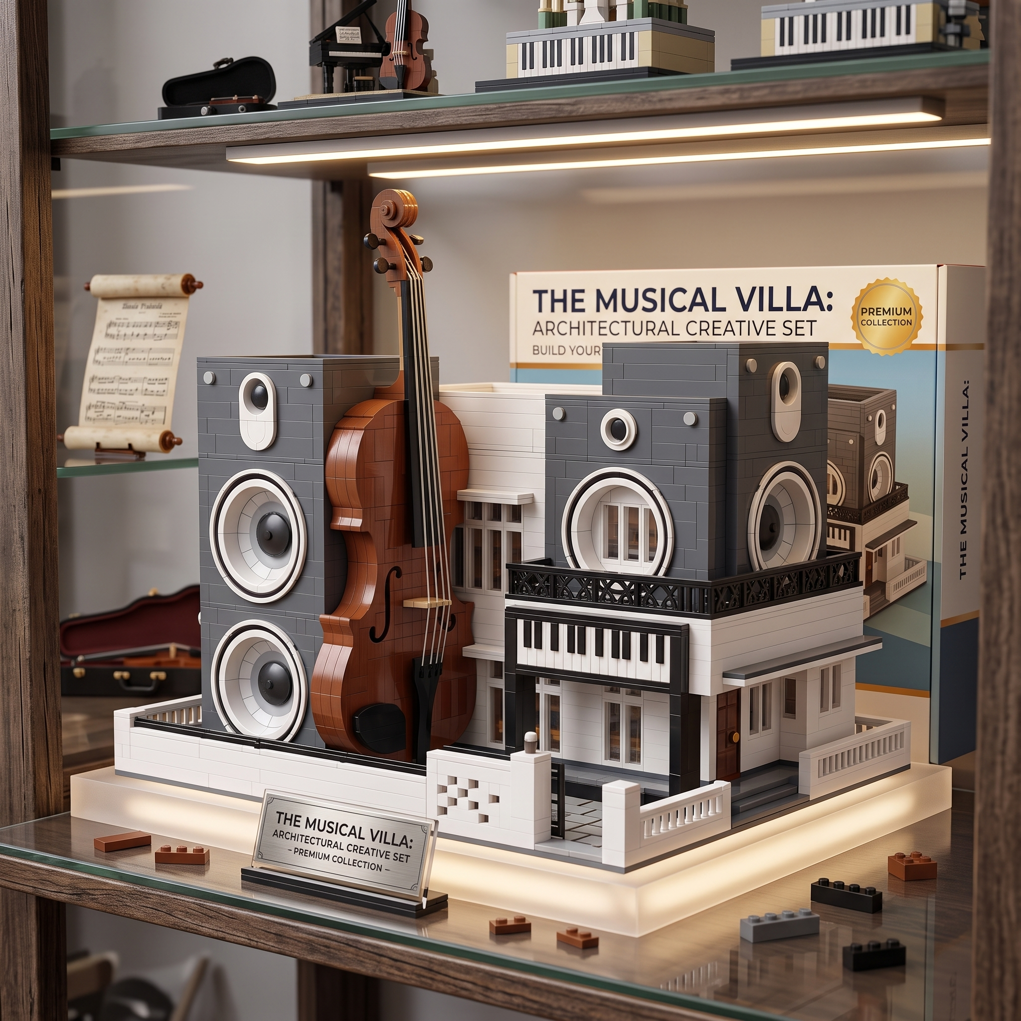 The Musical Villa: Creative Architectural Building Set