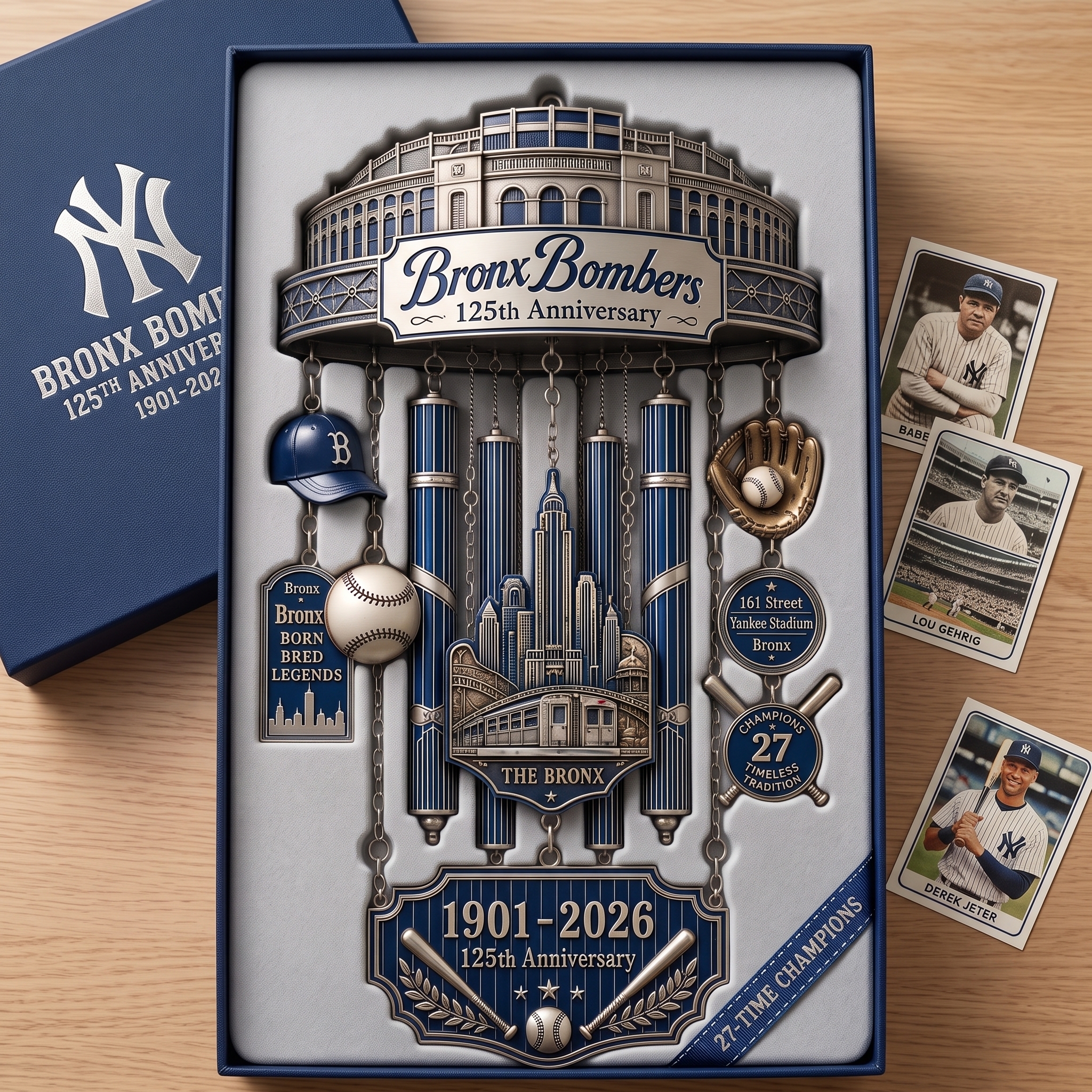 Yankees 125th Anniversary Wind Chime（1901-2026）