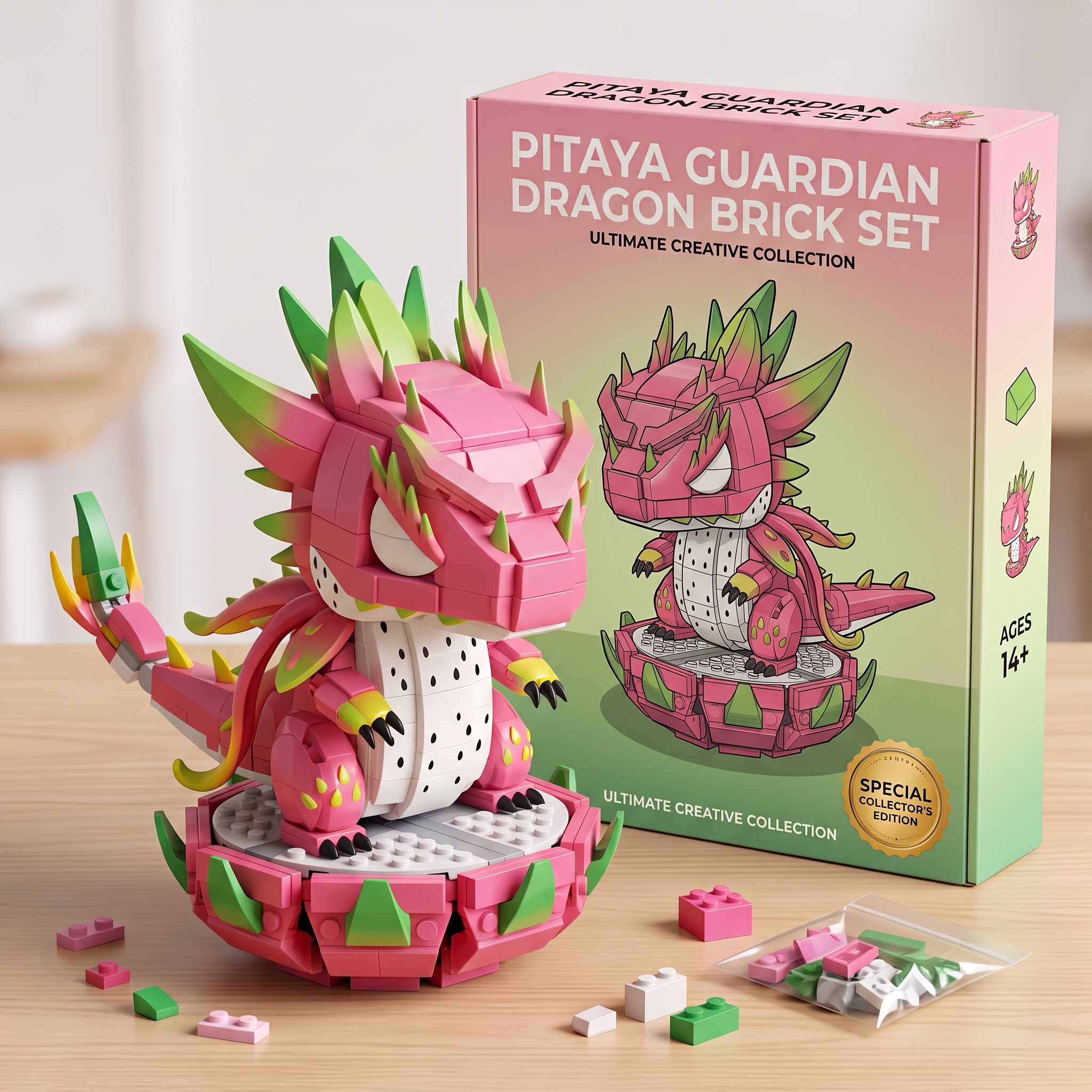 Pitaya Guardian Dragon Brick Set