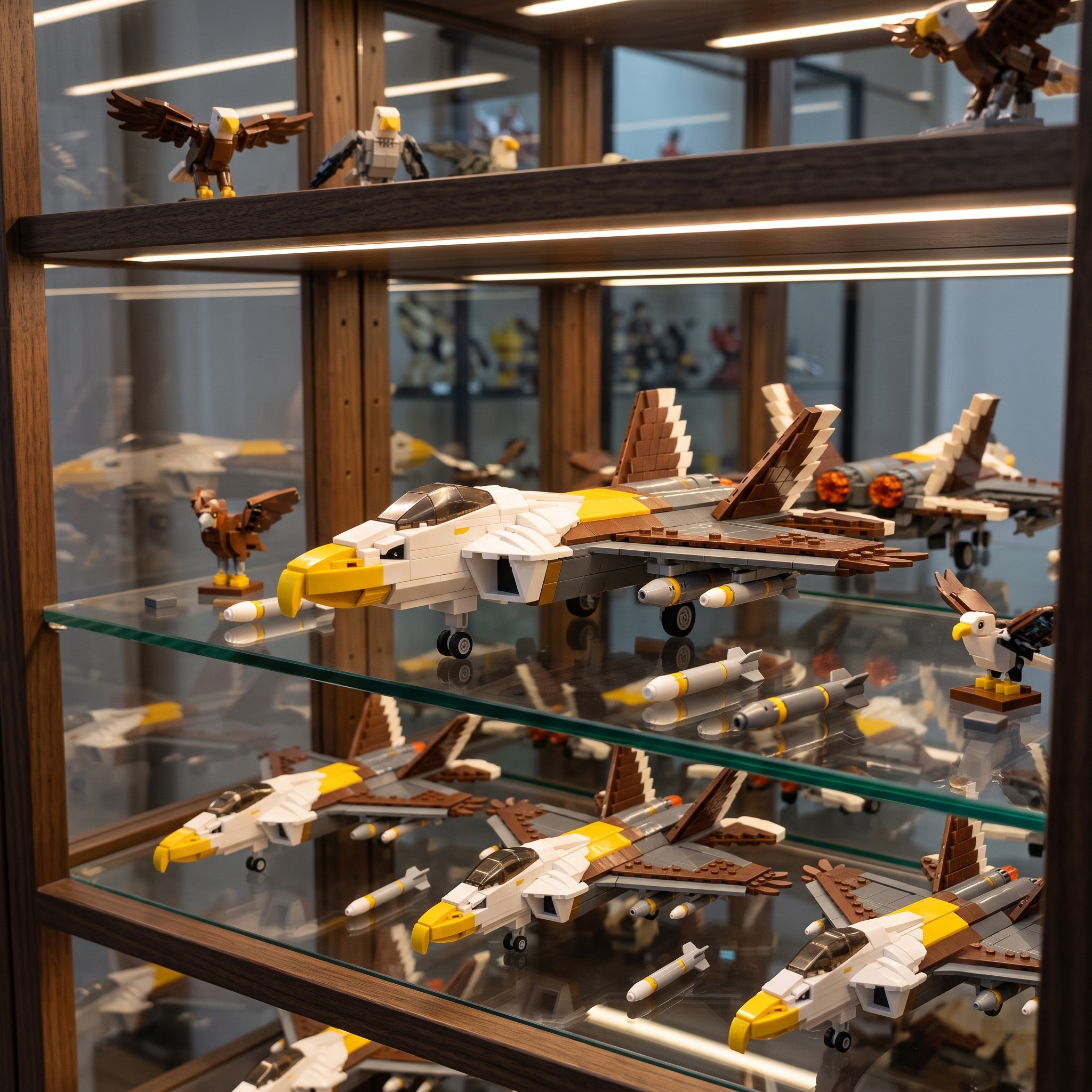 Bald Eagle Fighter Jet Building Kit