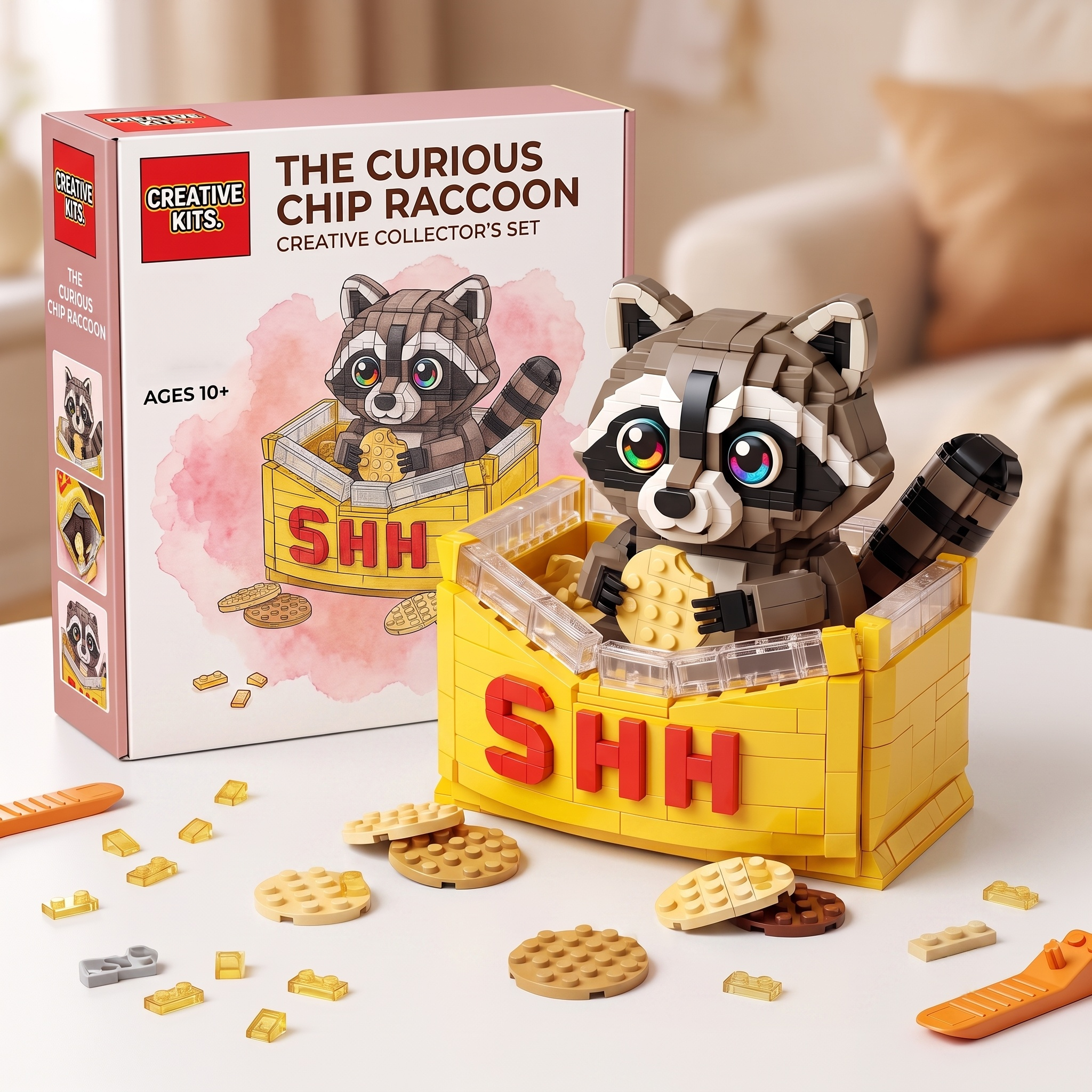 The Curious Chip Raccoon Creative Collector's Set