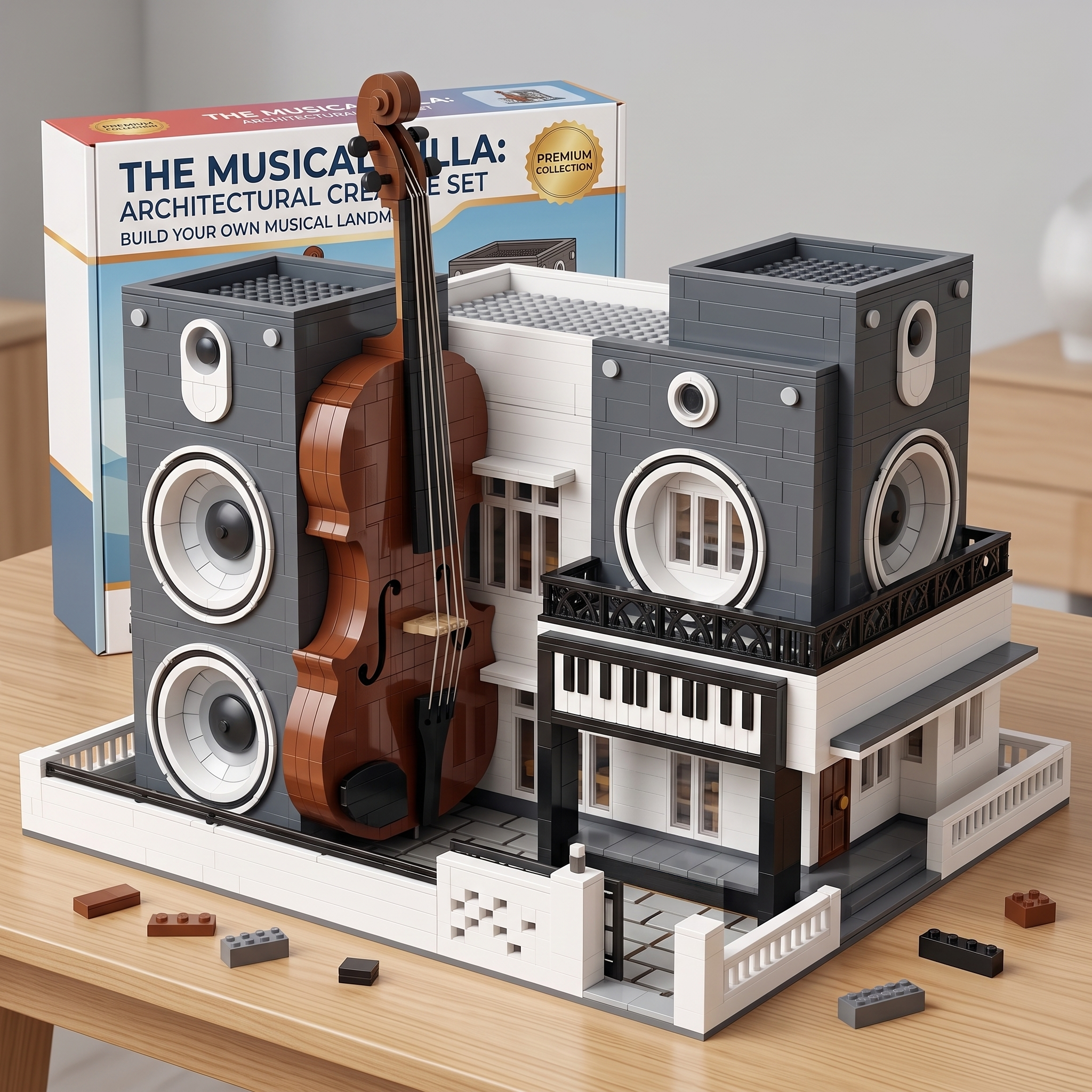 The Musical Villa: Creative Architectural Building Set