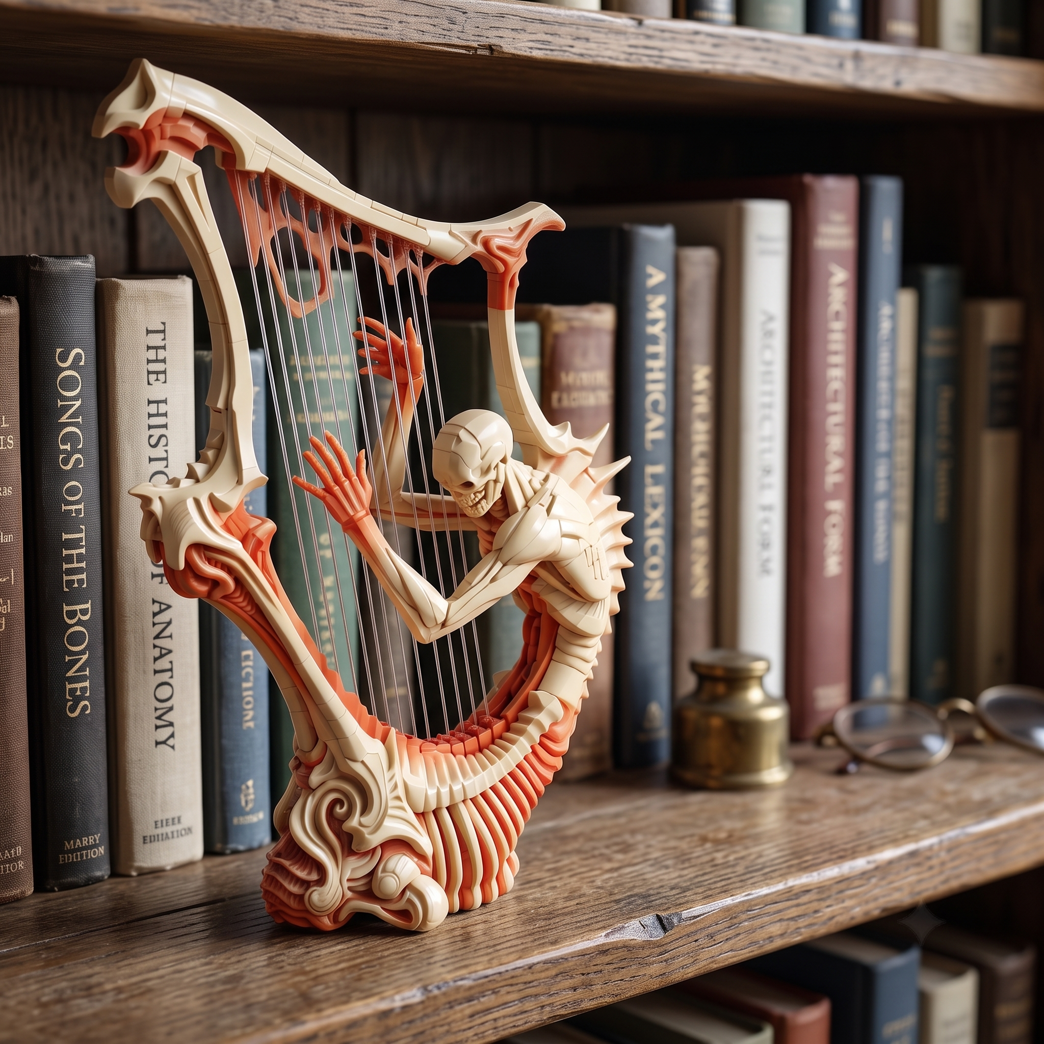 The Harp of Eternal Echoes Building Block Set