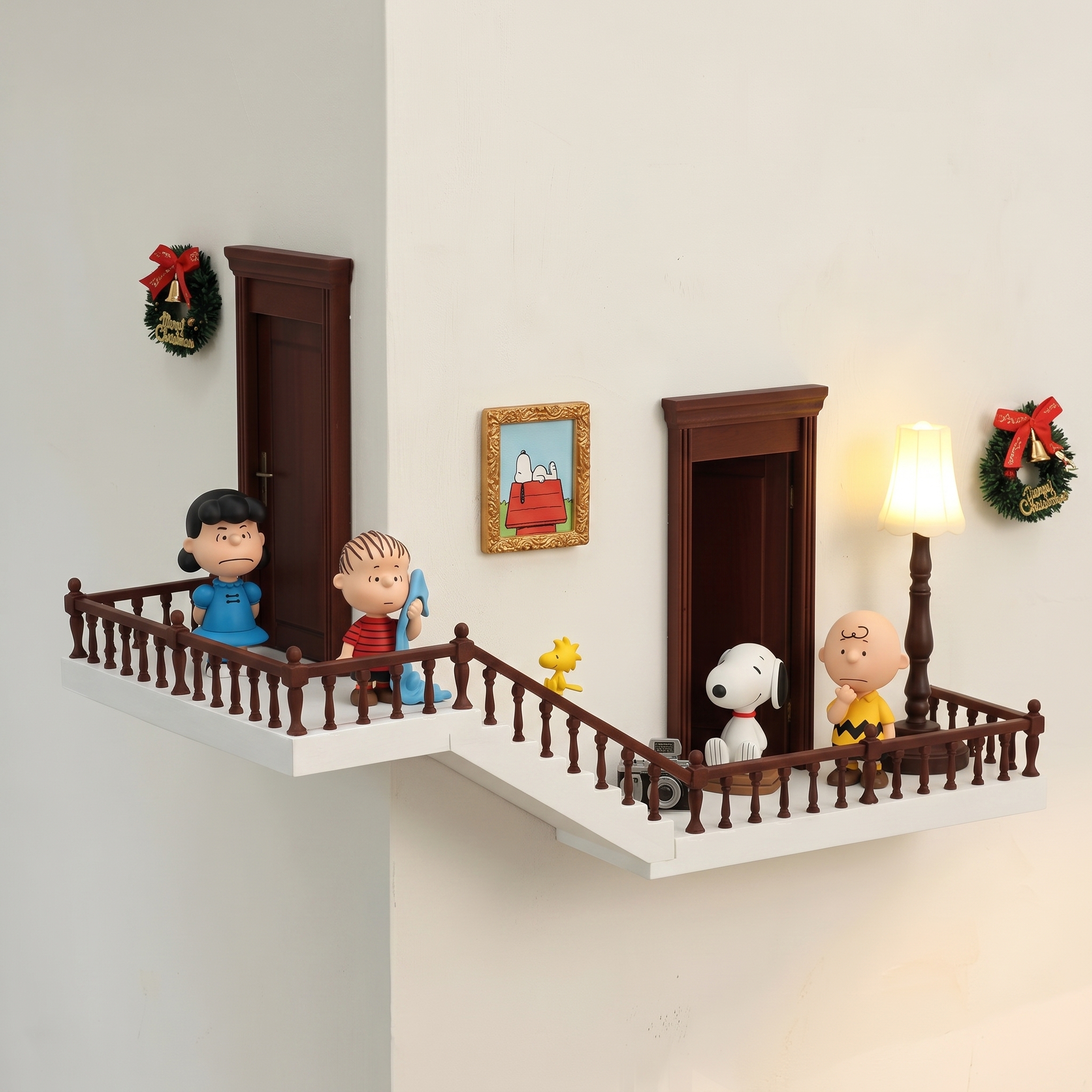 Creative Corner Staircase Display Shelf