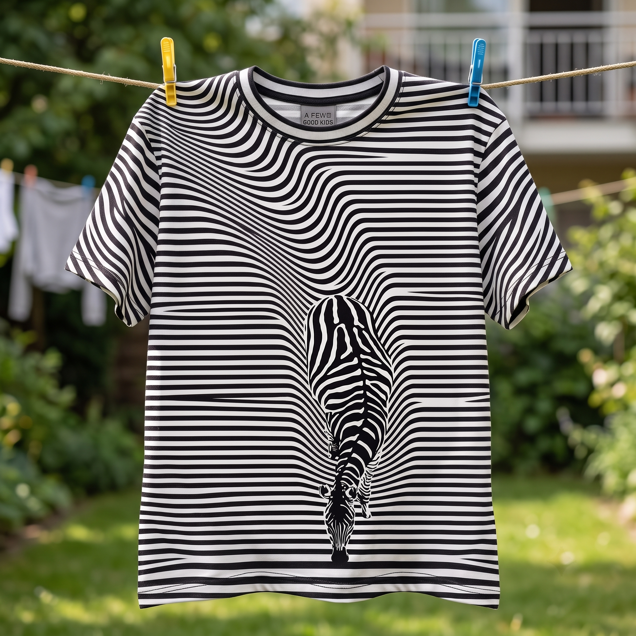 Hypnotic Zebra Graphic Tee