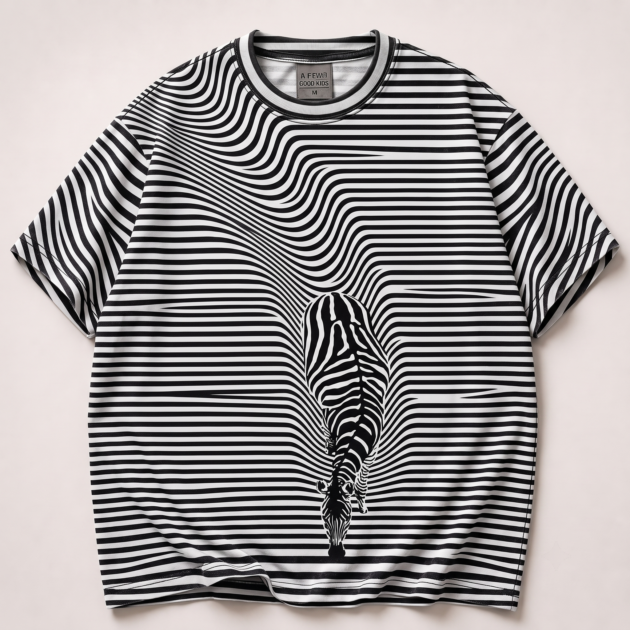 Hypnotic Zebra Graphic Tee
