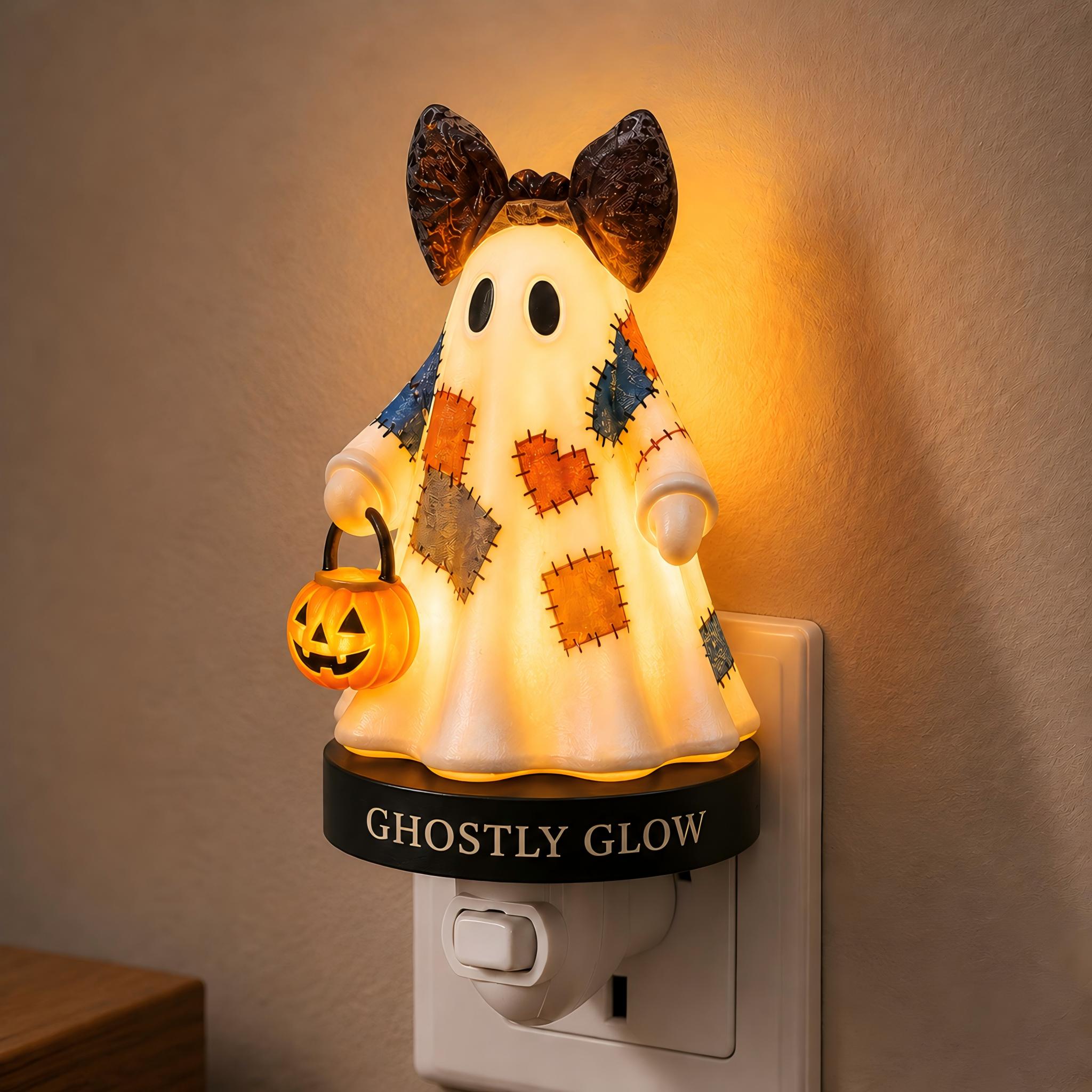 Patchwork Ghost Plug-in Night Light