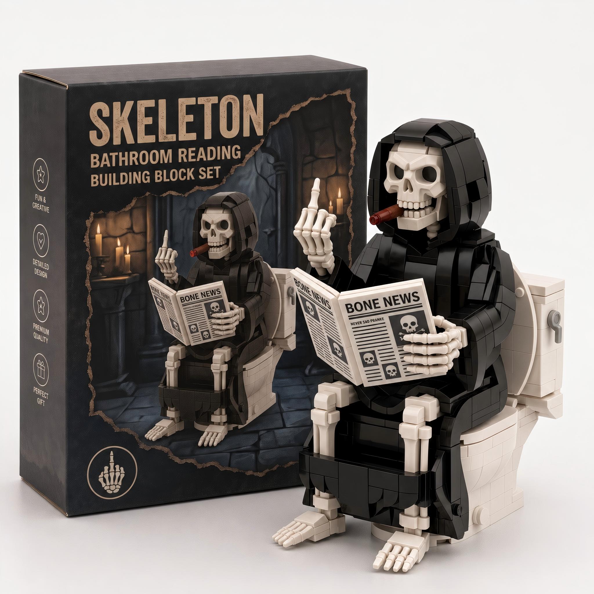 The Cheeky Reaper Toilet Building Set