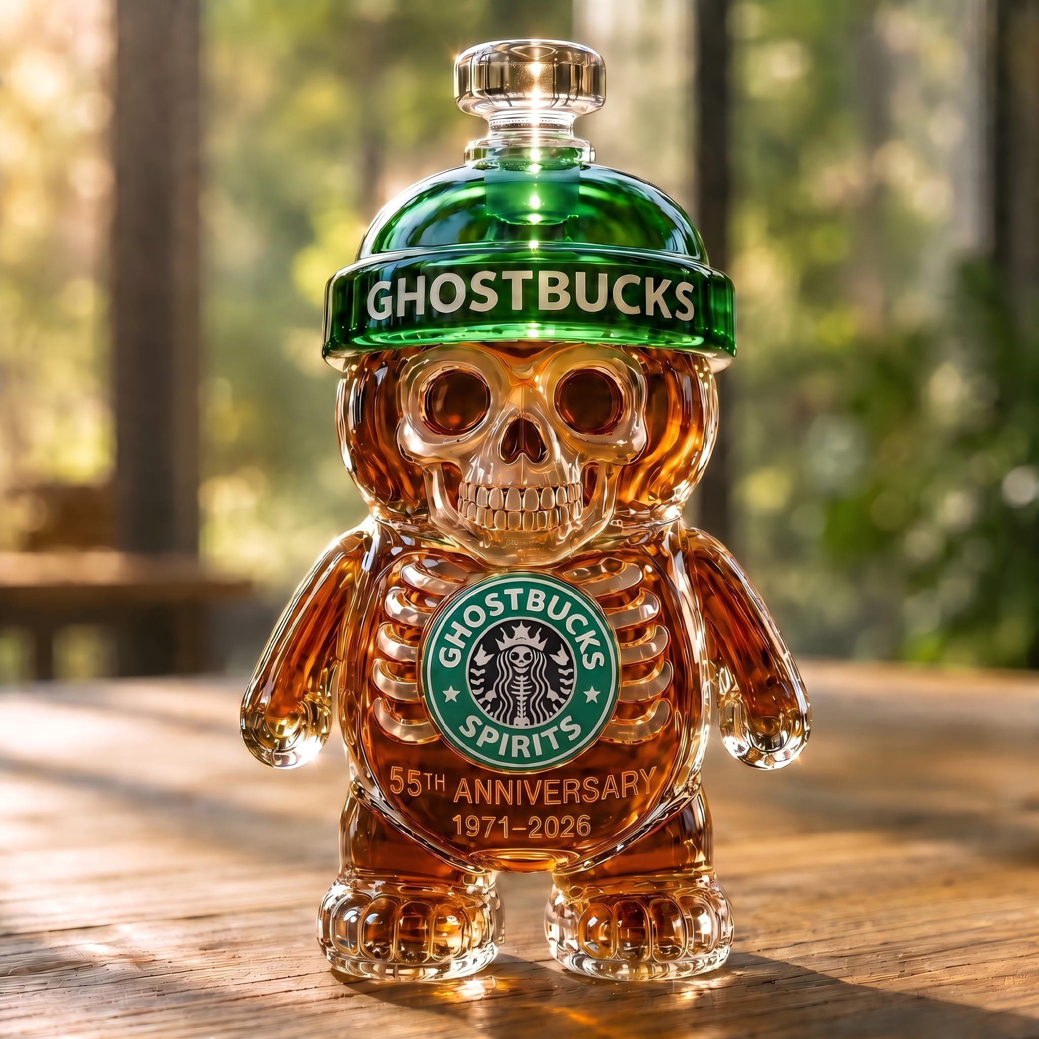 Ghostbucks 55th Anniversary Skeleton Decanter