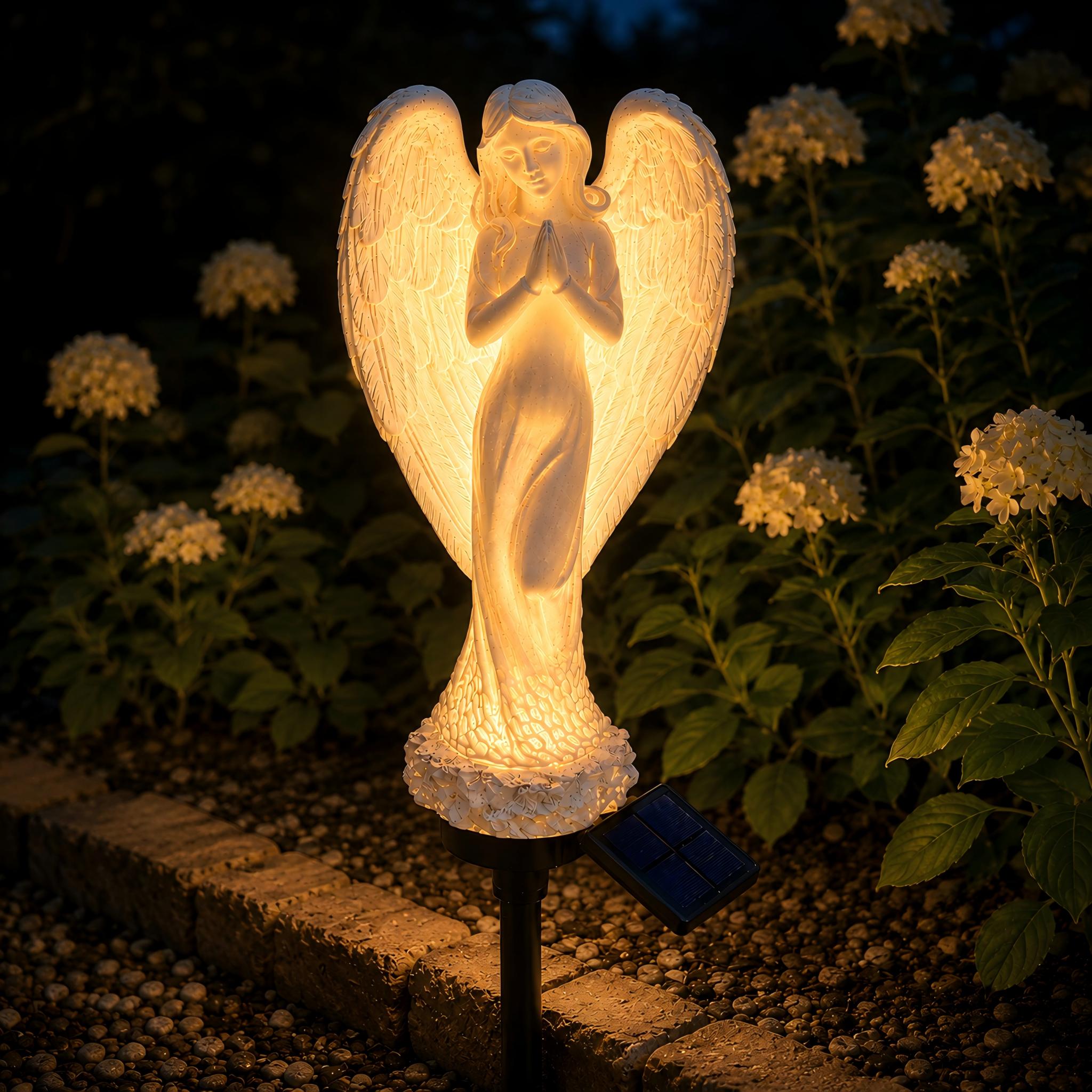 Guardian Angel Solar Garden Light