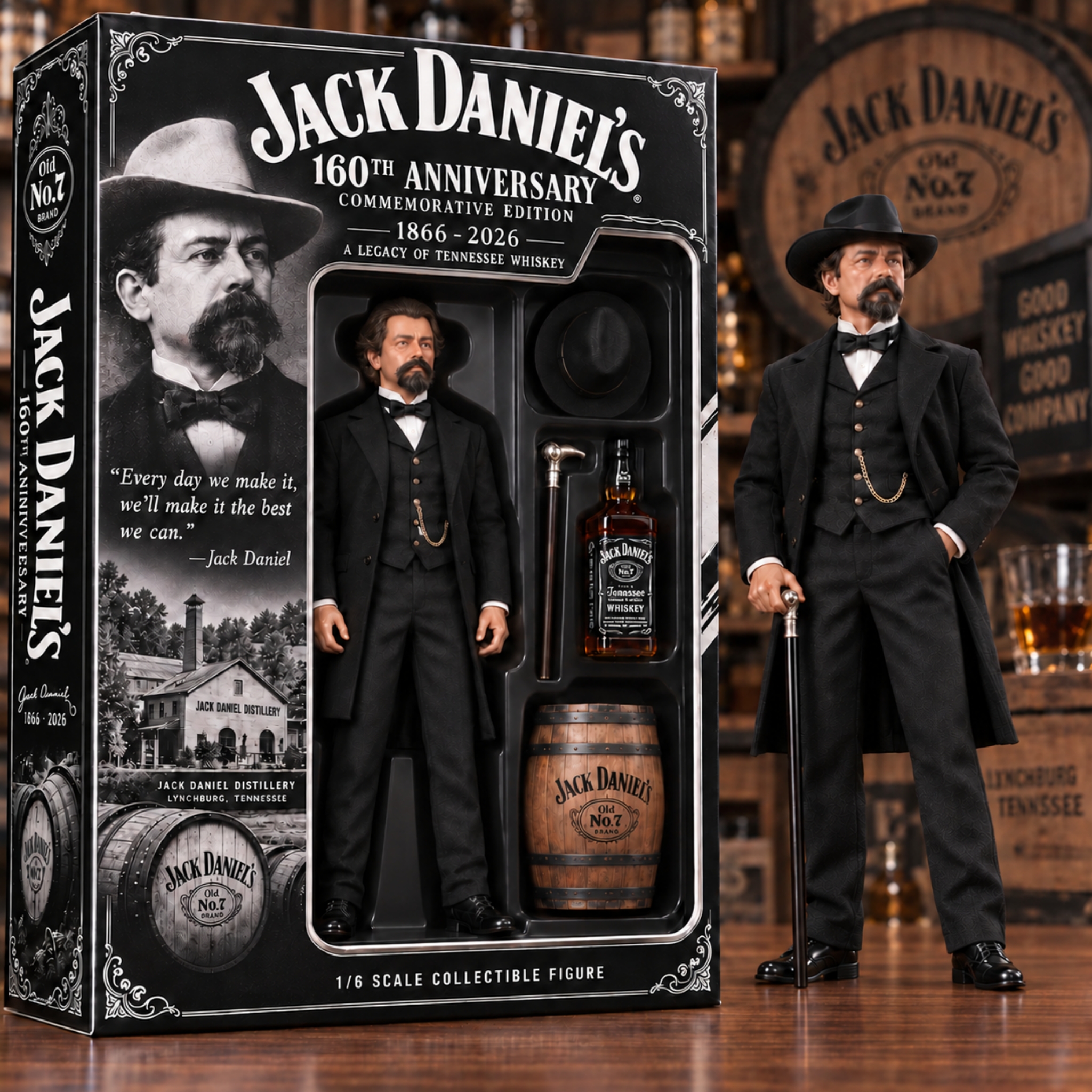 Old No. 7 Creator: 160th Anniversary 1/6Scale Collectible Figure 🎩