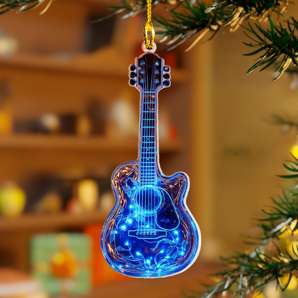 Guitar Christmas Ornament