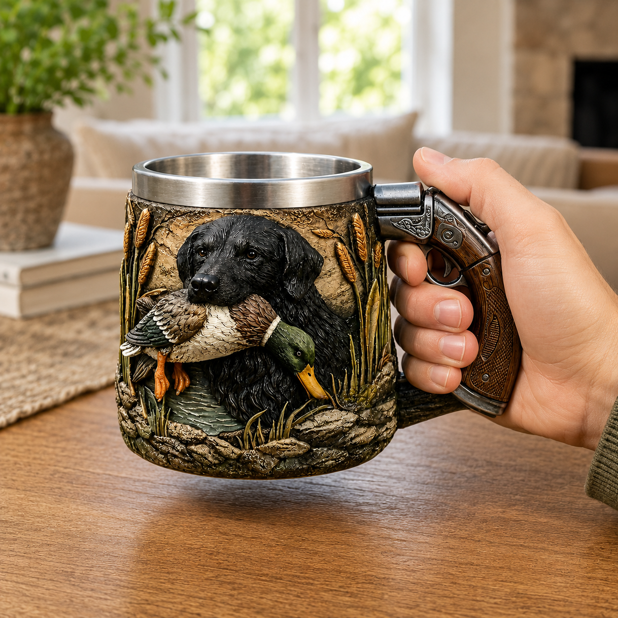 3D Retriever & Duck Hunting Mug