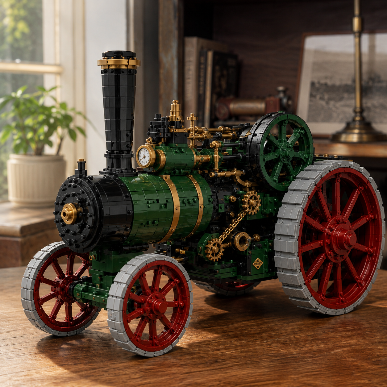 1876 Steam Legacy Heritage Traction Engine Building Set