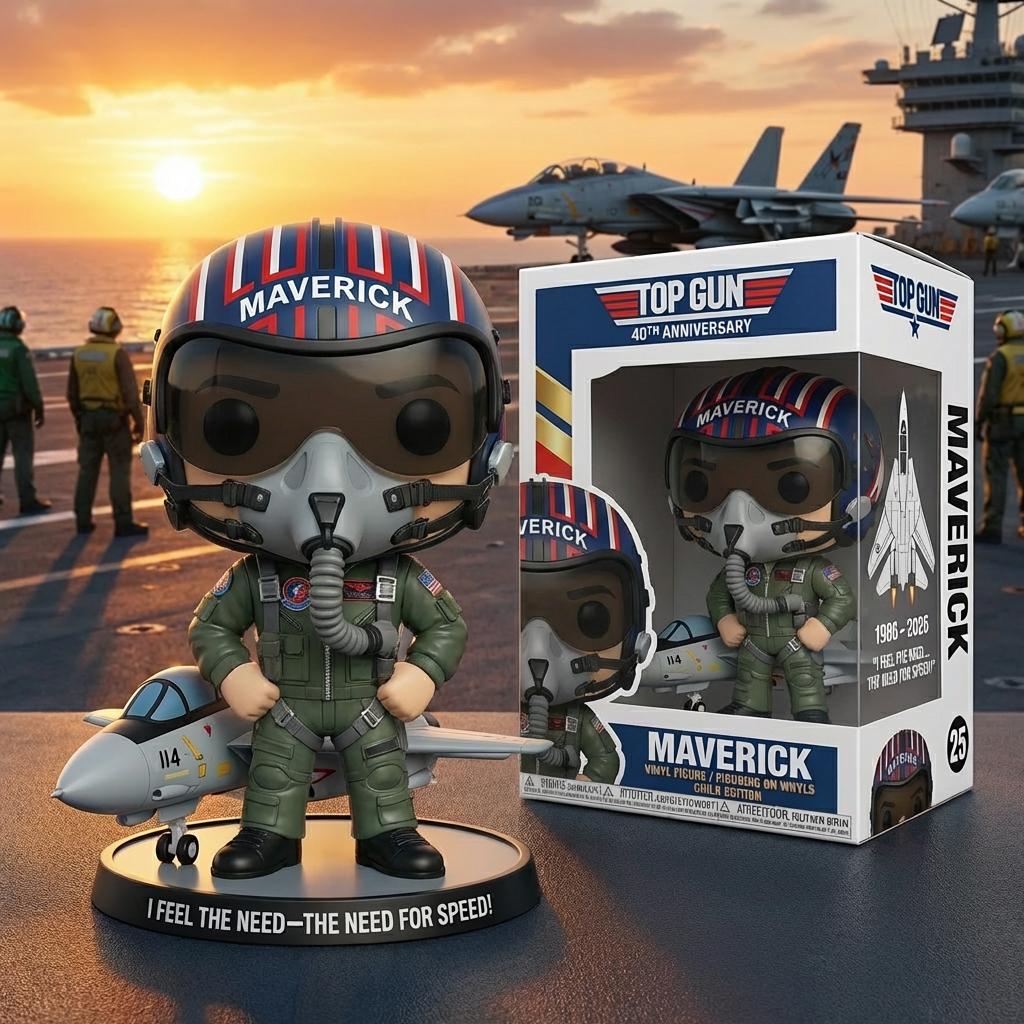 Top Gun 40th Anniversary Commemorative Collectible Doll