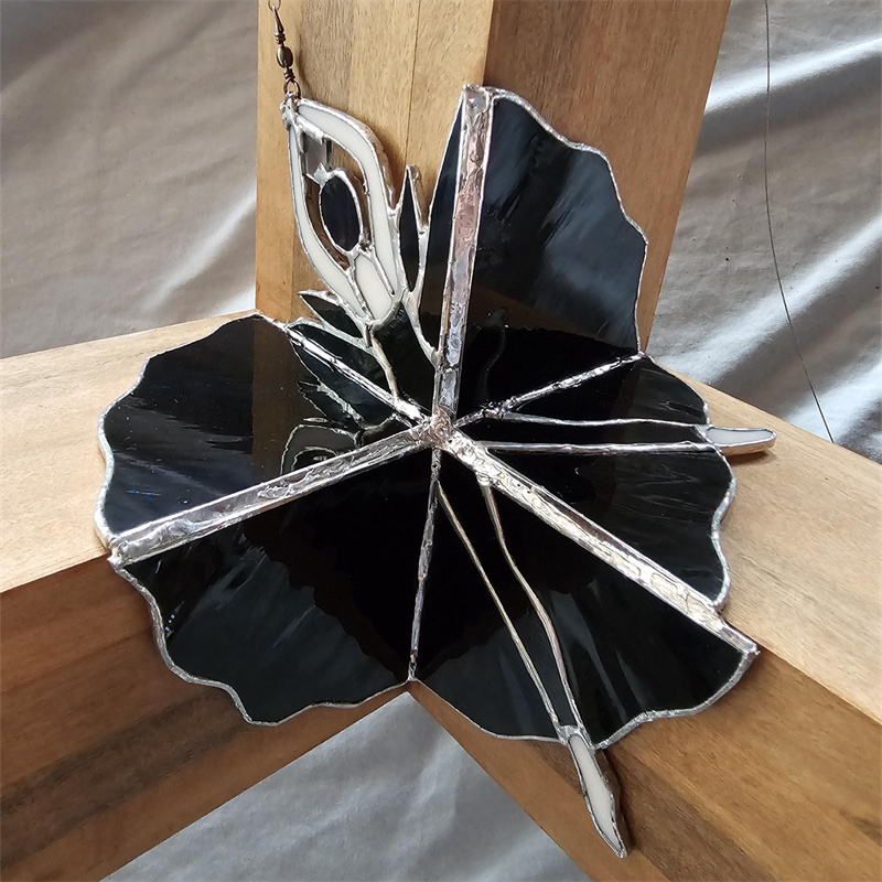 Dancing Lady Stained glass spinner