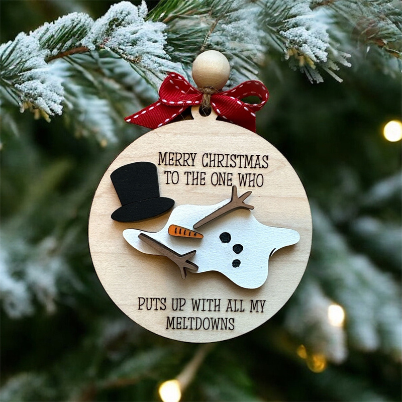 Funny Friend Christmas Ornament