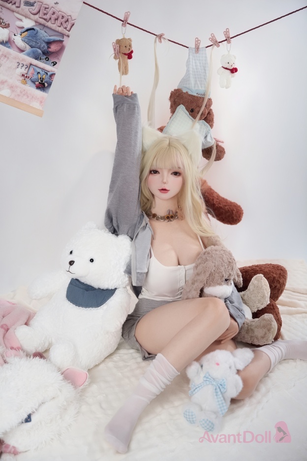  Rine 165cm F Cup Ultra-Realistic Silicone Doll, Lifelike Skin Texture